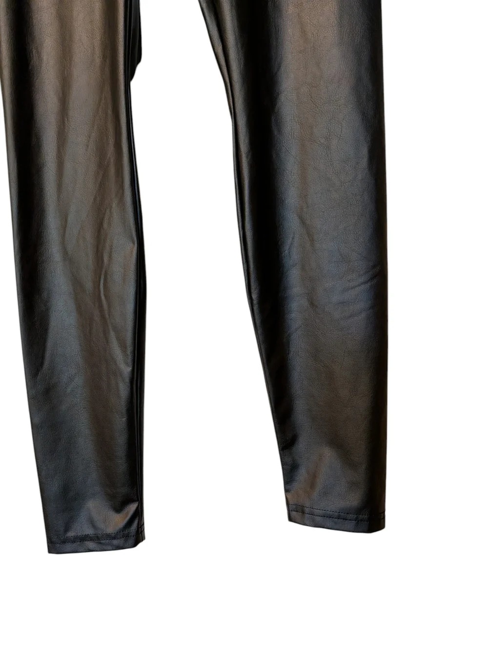 aerie Black Faux-Leather Leggings